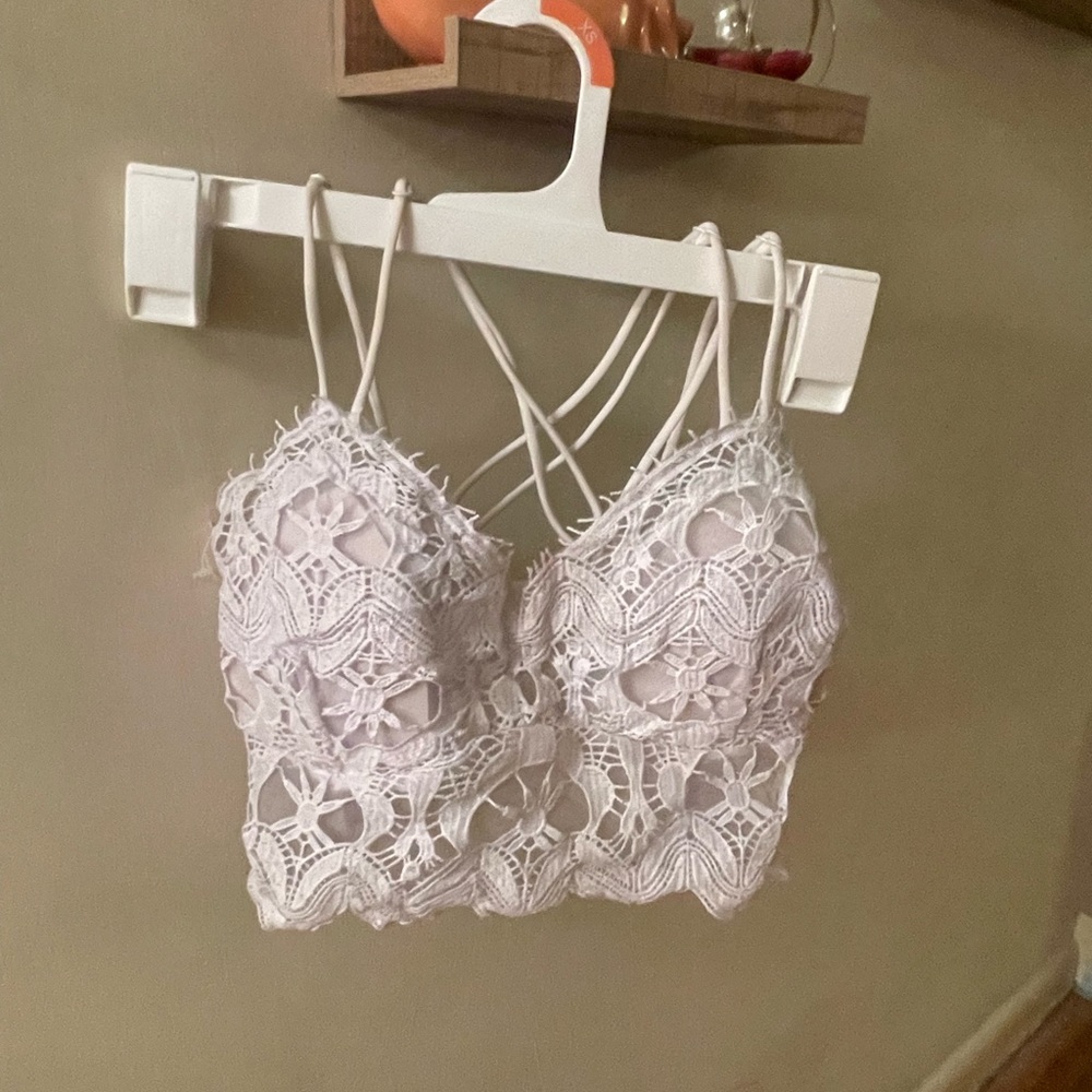 Top size XS, padding in bra, lace
